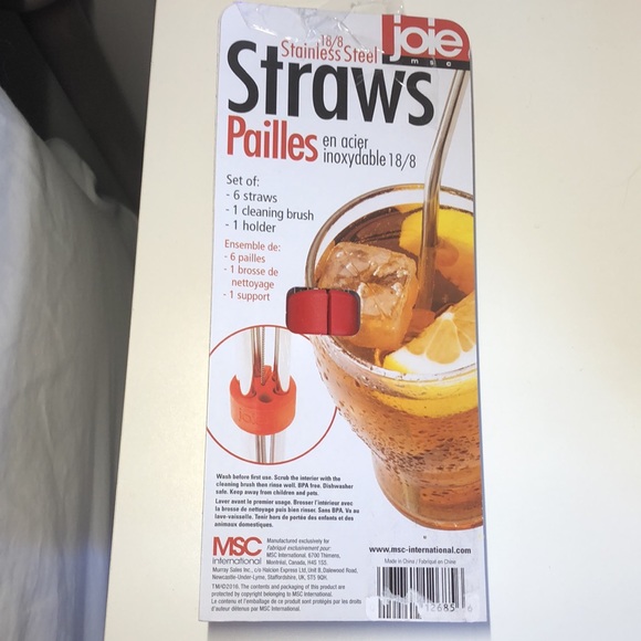 Stainless steel straws $8 - Picture 2 of 4